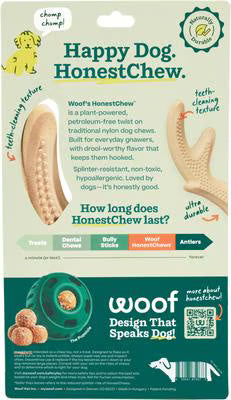 WOOF HONESTCHEW ANTLER L