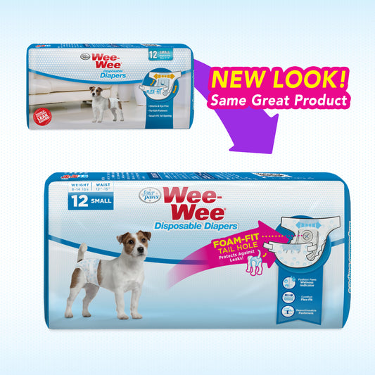FOU DISPOSABLE DIAPER S 12PK