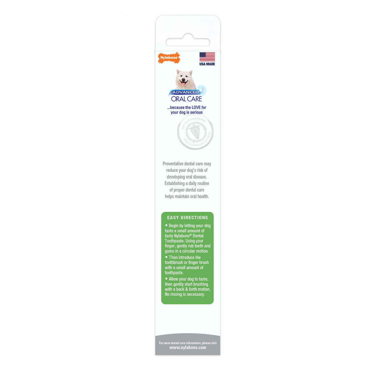 NYLABONE NAT TOOTHPASTE 3.2Z