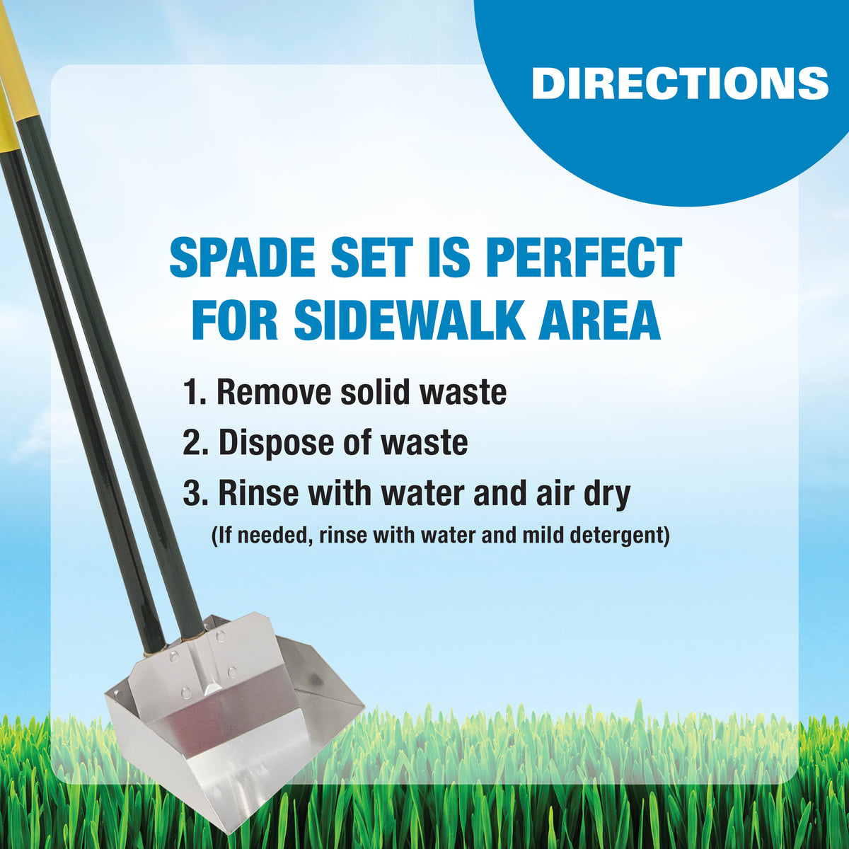 FOUR PAWS SPADE SET SMALL