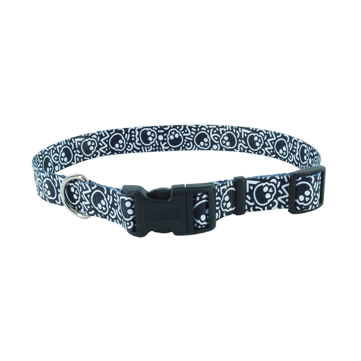 PET ATTIRE COLLAR SKULLS XS