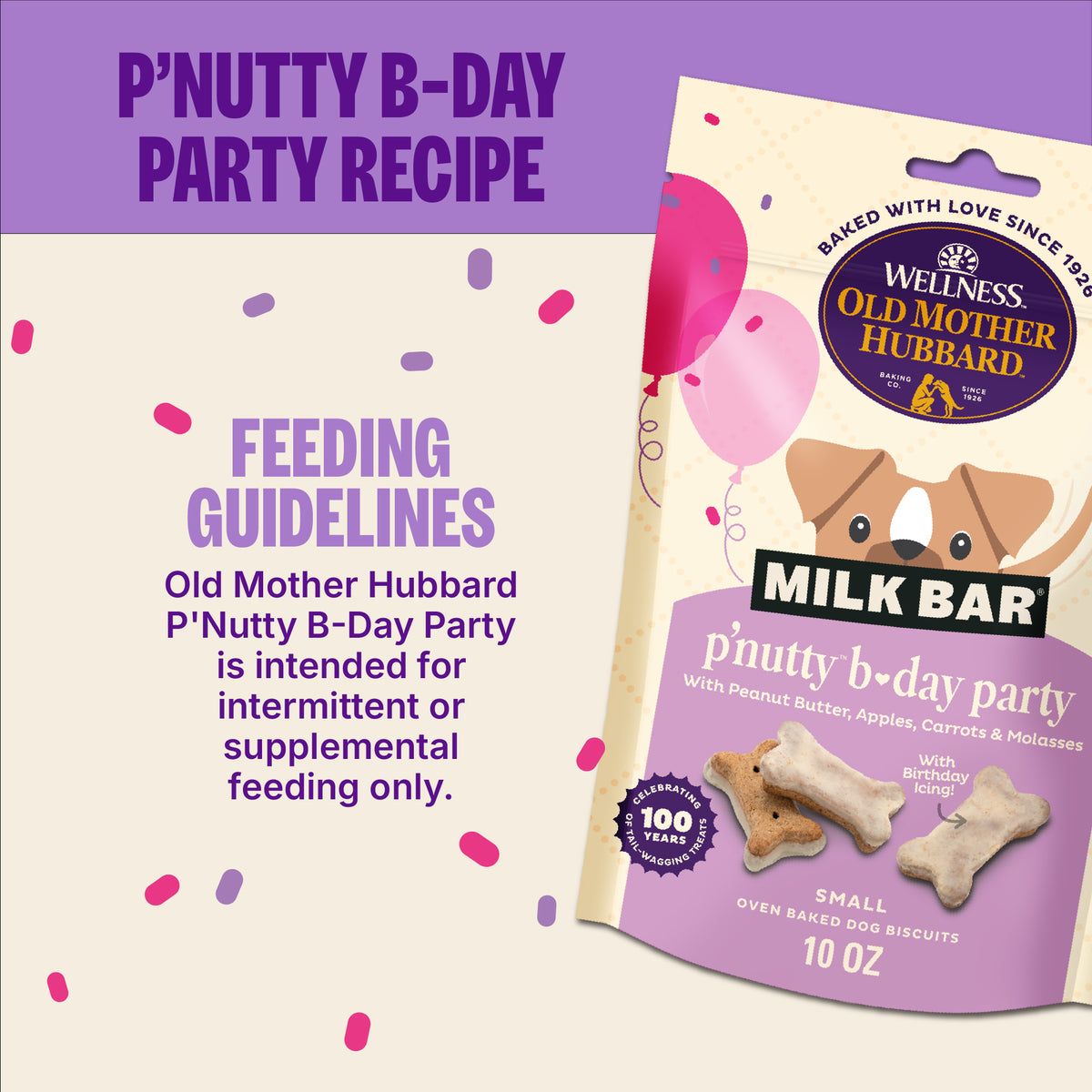 WELLNESS BDAY MILK BAR PB S 10