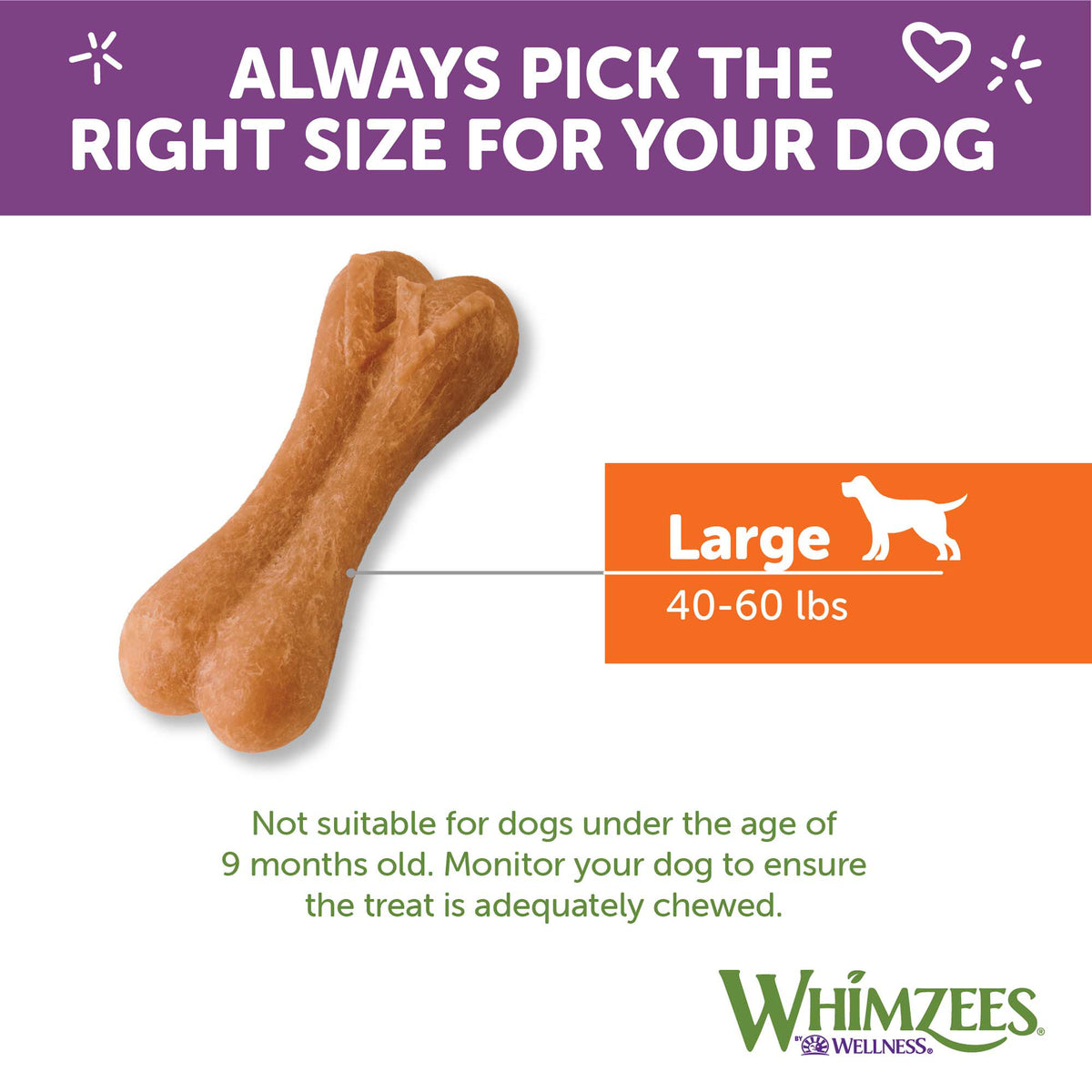 WHIMZEE RICE BONE DENTAL CH