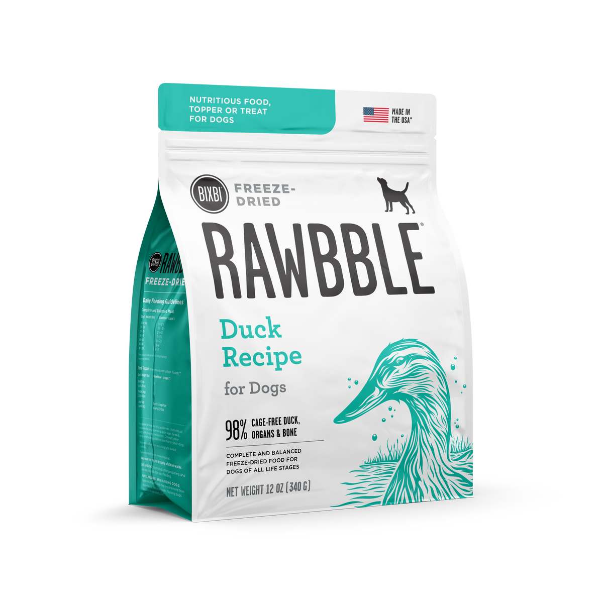 BIXBI FD RAWBBLE DUCK 12Z