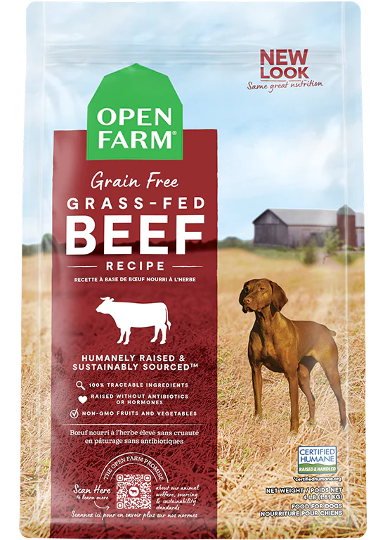 OPEN FARM GF GRASS FED BF 22#