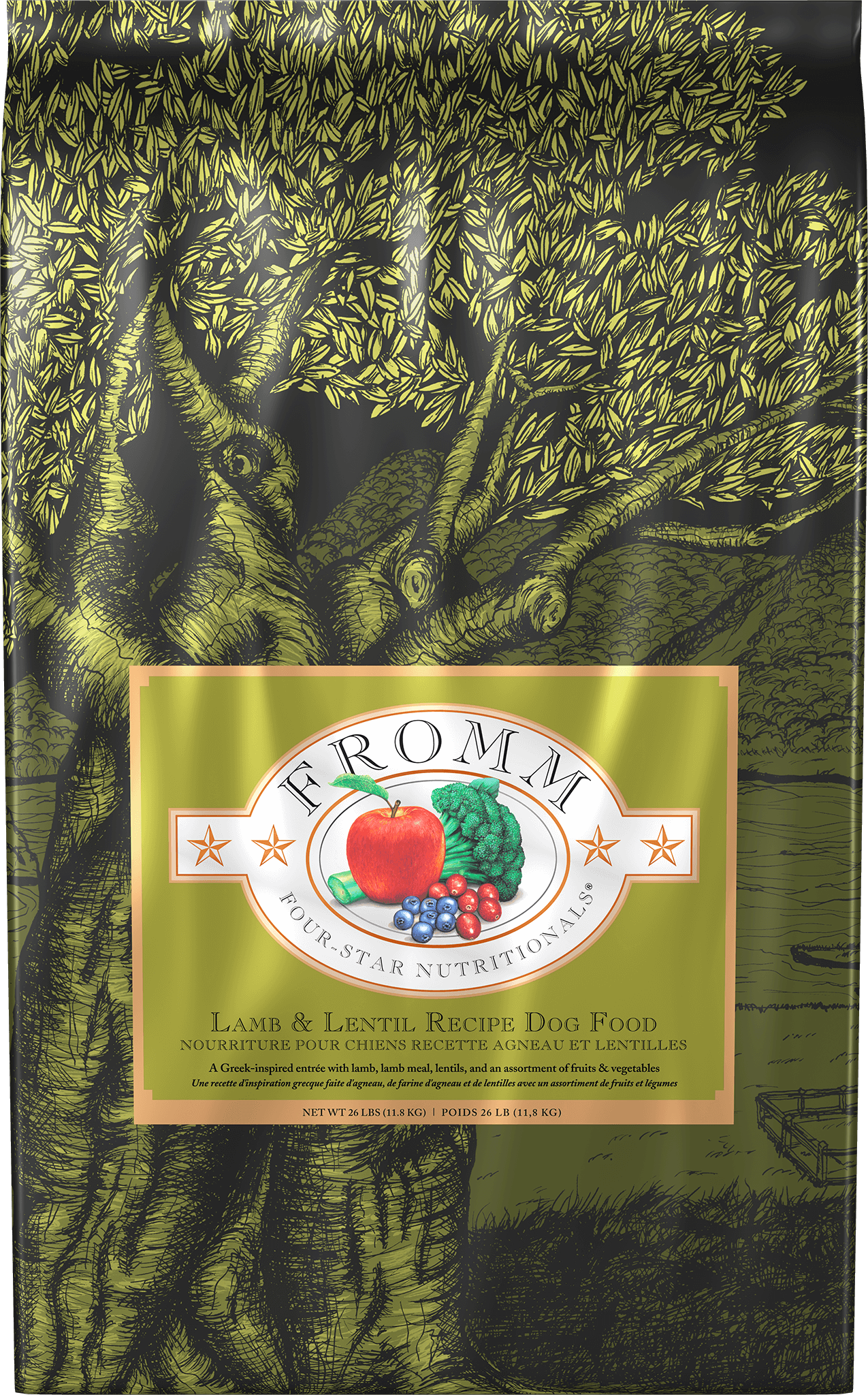 FROMM 4STAR LAMB/LENTIL 26#