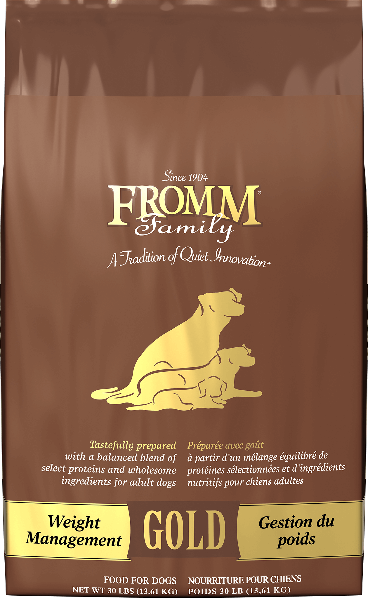 FROMM GOLD WT MNGT DOG 30#