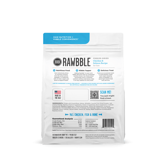 BIXBI CAT RAWBBLE FD CH/SLM - RJ Paddywacks