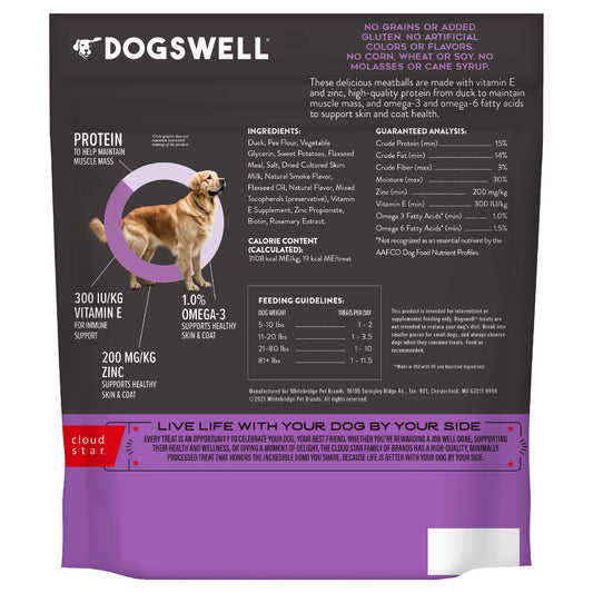 DOGSWELL SK&CT DUCK MTBALL TRT