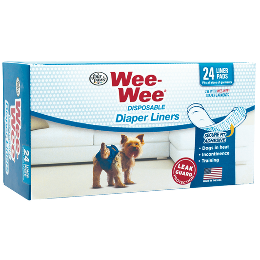 FOUR PAWS DIAPER LINER 24 CT