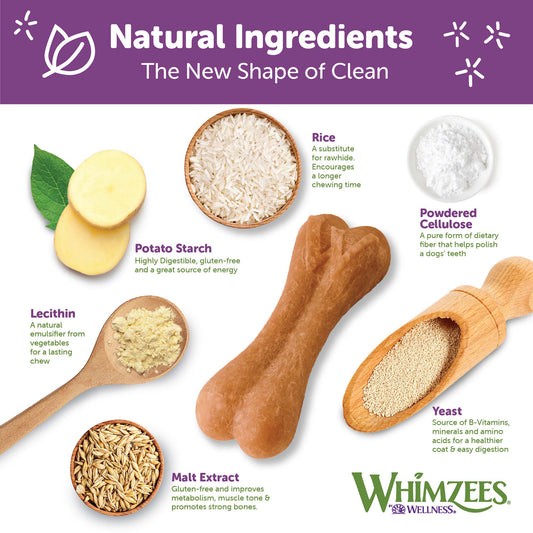 WHIMZEE RICE BONE DENTAL CH