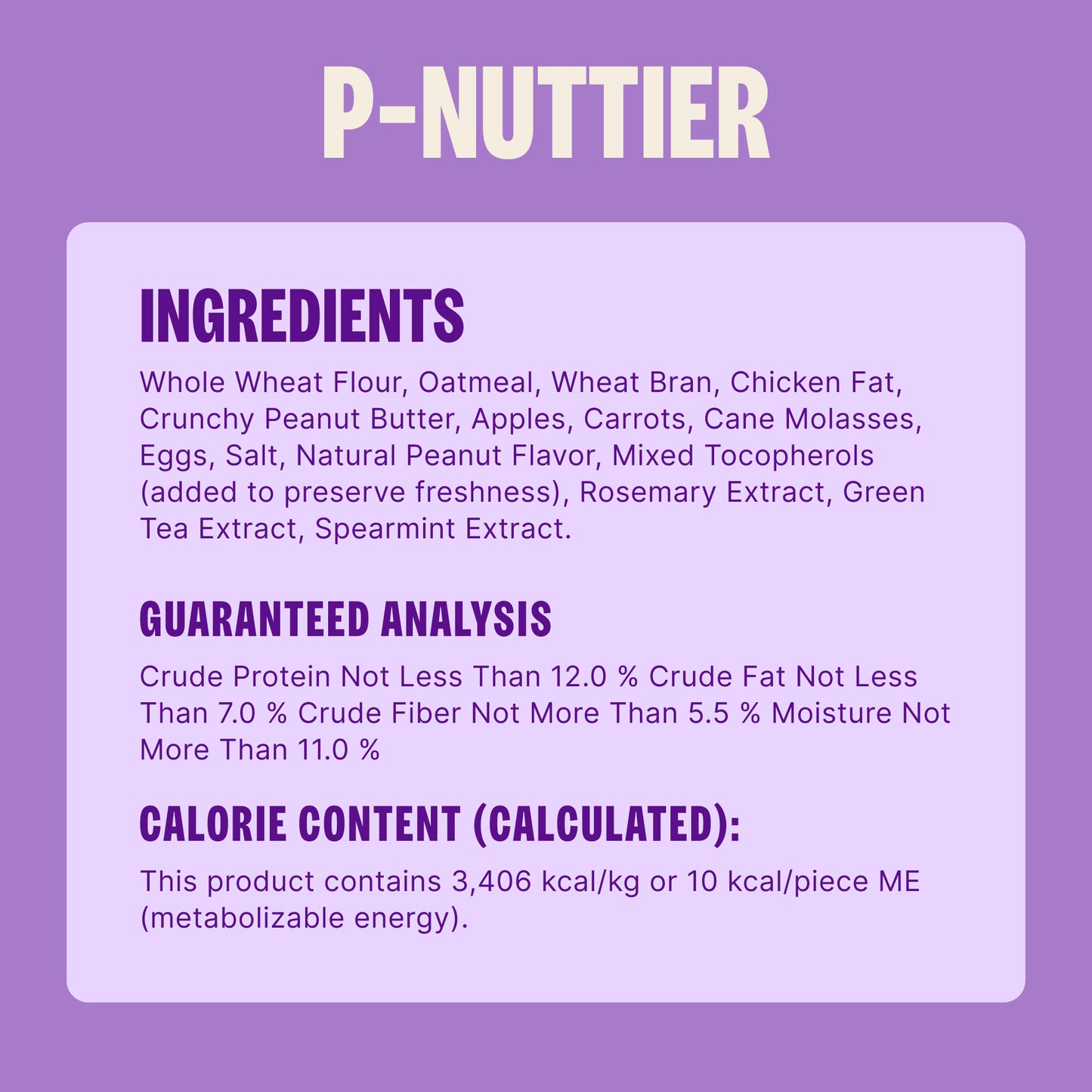 OMH X-TRA TASTY P-NUTTIER 3#