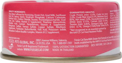 FUSSIE CAT TUNA OCEAN FISH