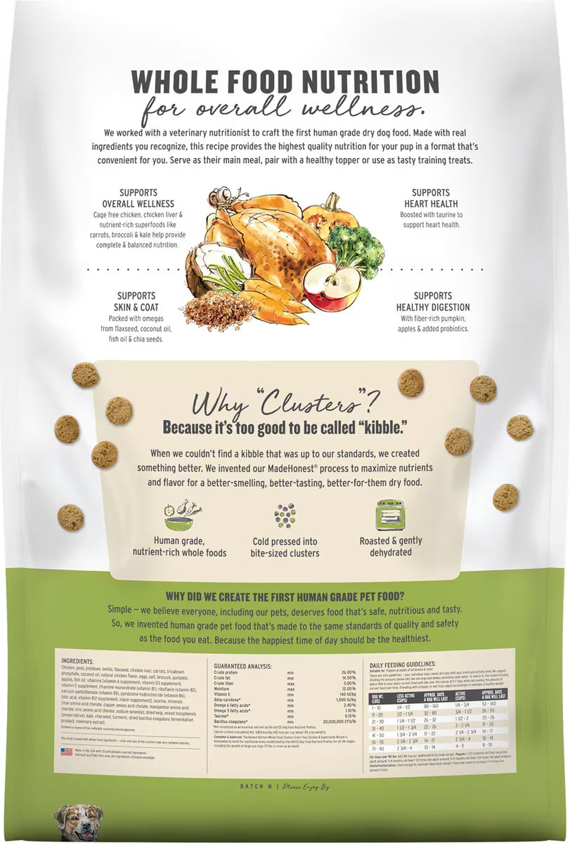 HONEST KITCHEN GF CH CLSTR 10#