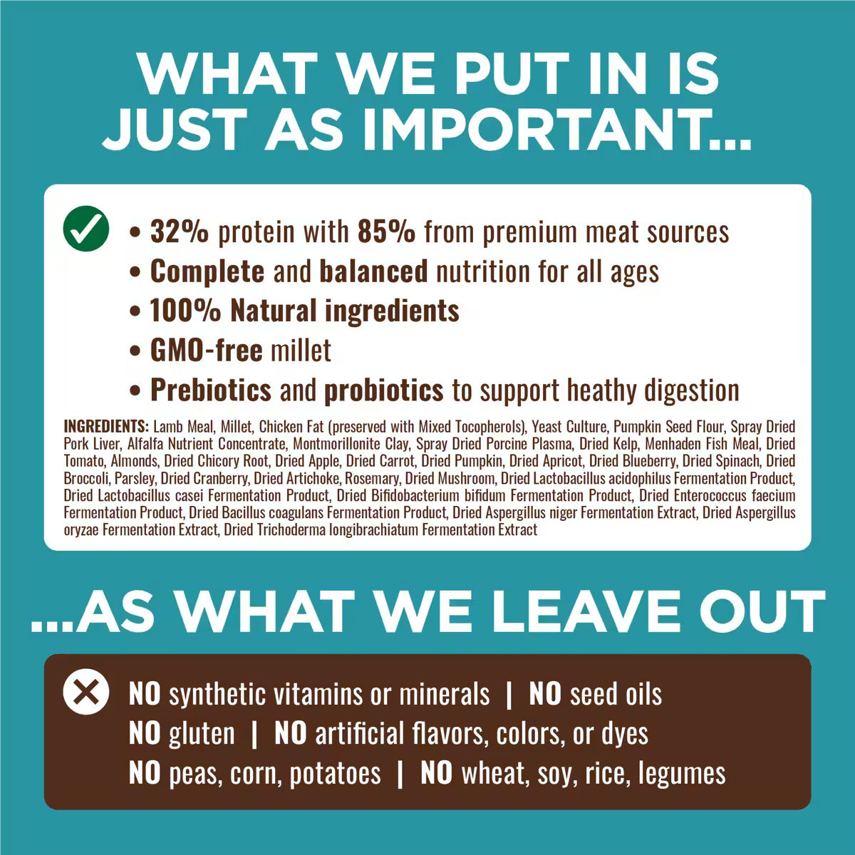 NATURE'S LOGIC LAMB 4.4#