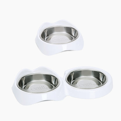 CATIT FIXIT FEEDING DISH WH