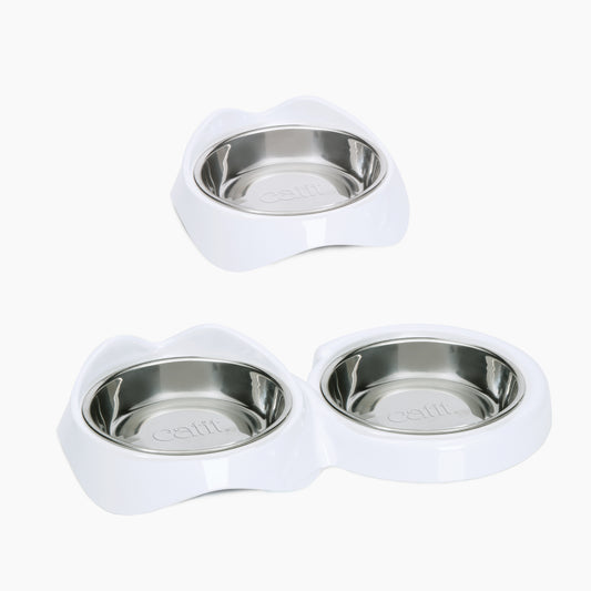 CATIT FIXIT FEEDING DISH WH