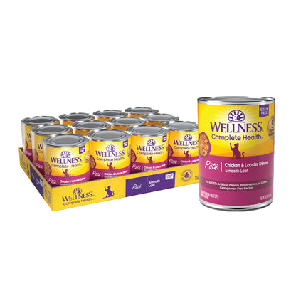 WELLNESS CHX/LOB CAT 12.5OZ