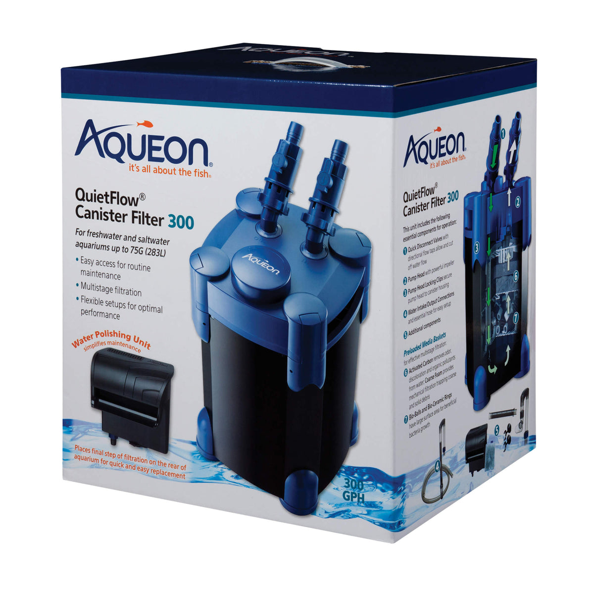AQE FILTER Q-FLOW CANISTER 300