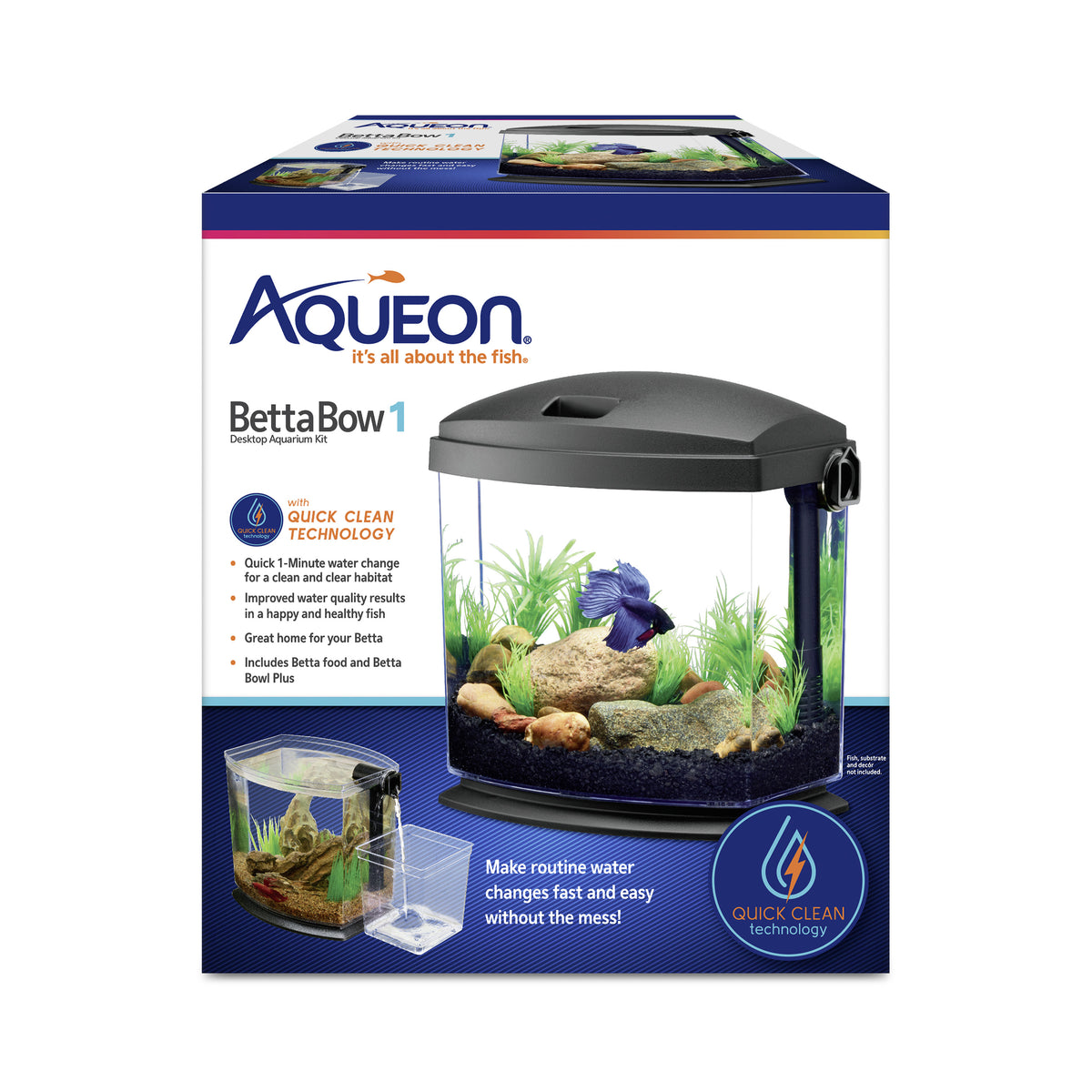 AQE BETTA BOW QUICK CLN KIT 1G