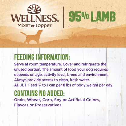 WELLNESS 95% LAMB 13.2oz