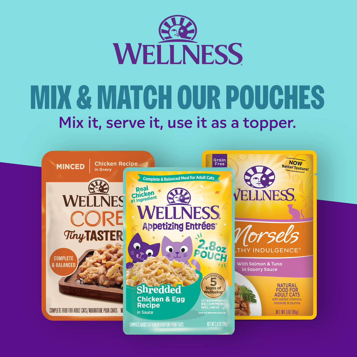 WELLNESS ENTREE FLKD TUNA/TIL