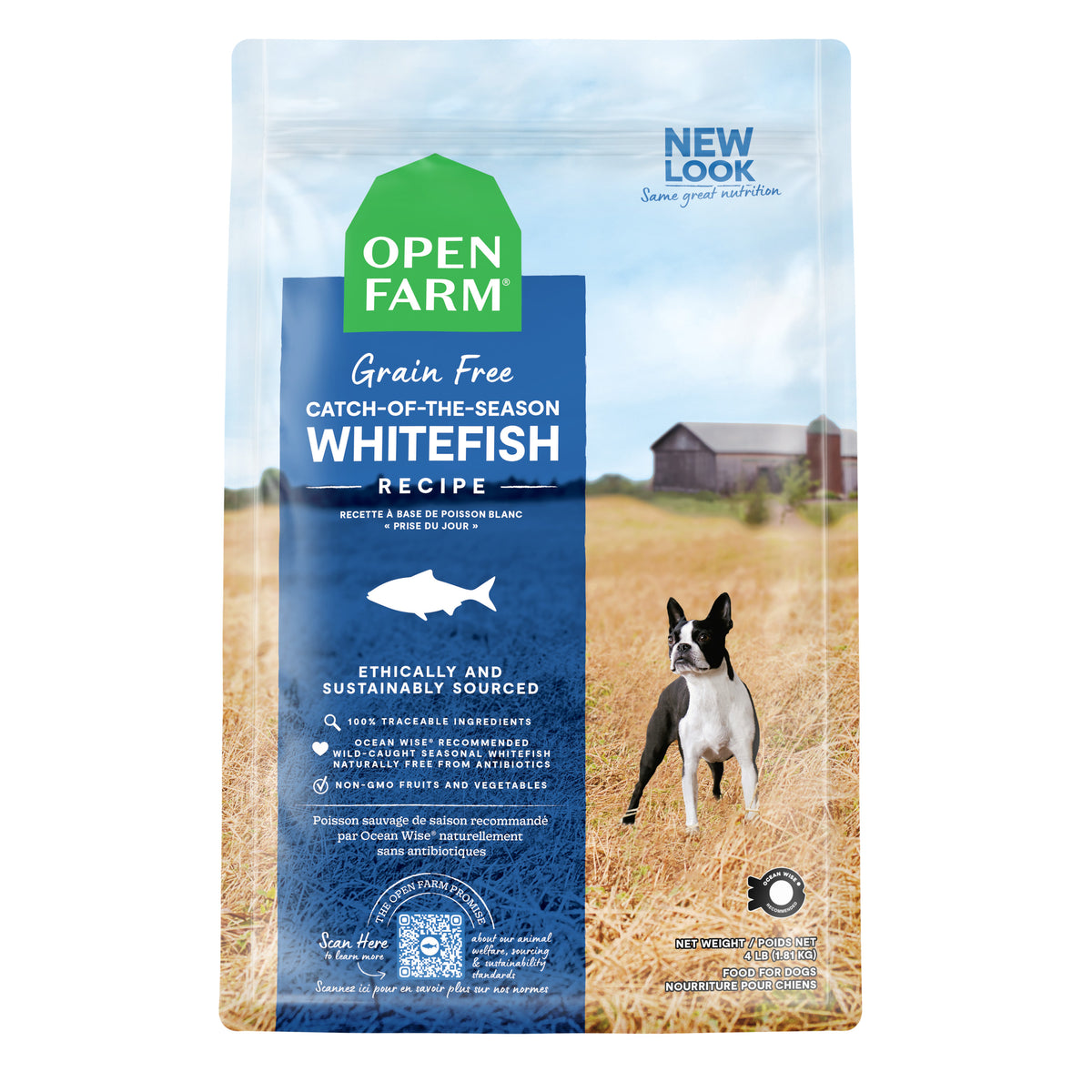 OPEN FARM GF COS WHITEFISH 22#