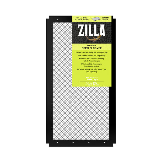 ZIL COVER SCREEN 16X8 BLK