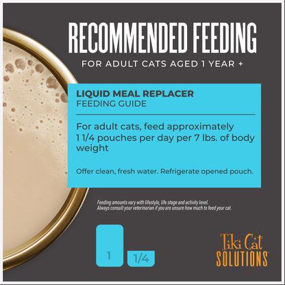 TIKI PET MEAL REPLMNT TUNA 6Z