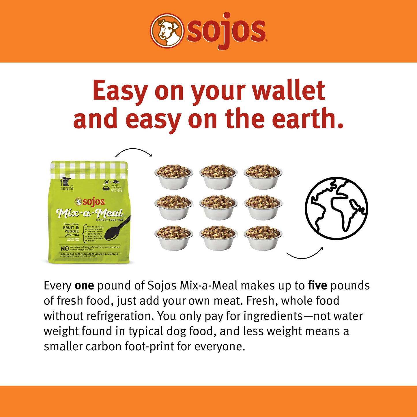 SOJOS FD MIX ML GF FRT/VEG 8#