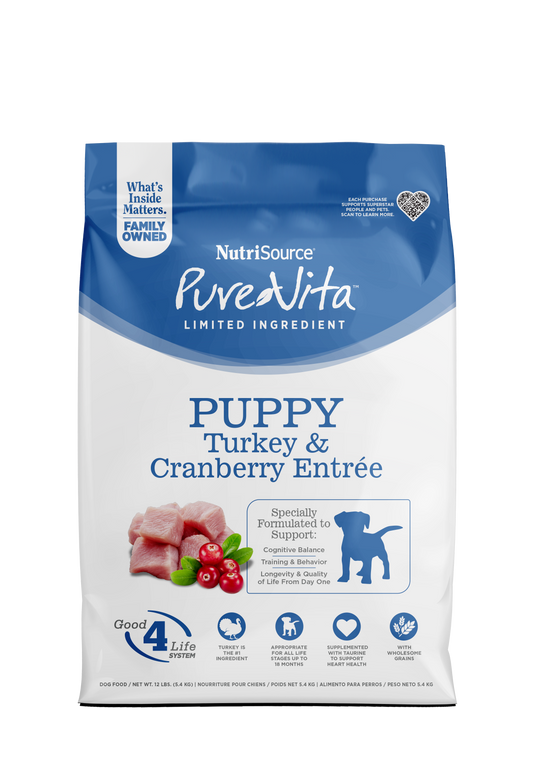 PVITA TURKEY/CRANBERRY PUP 12#