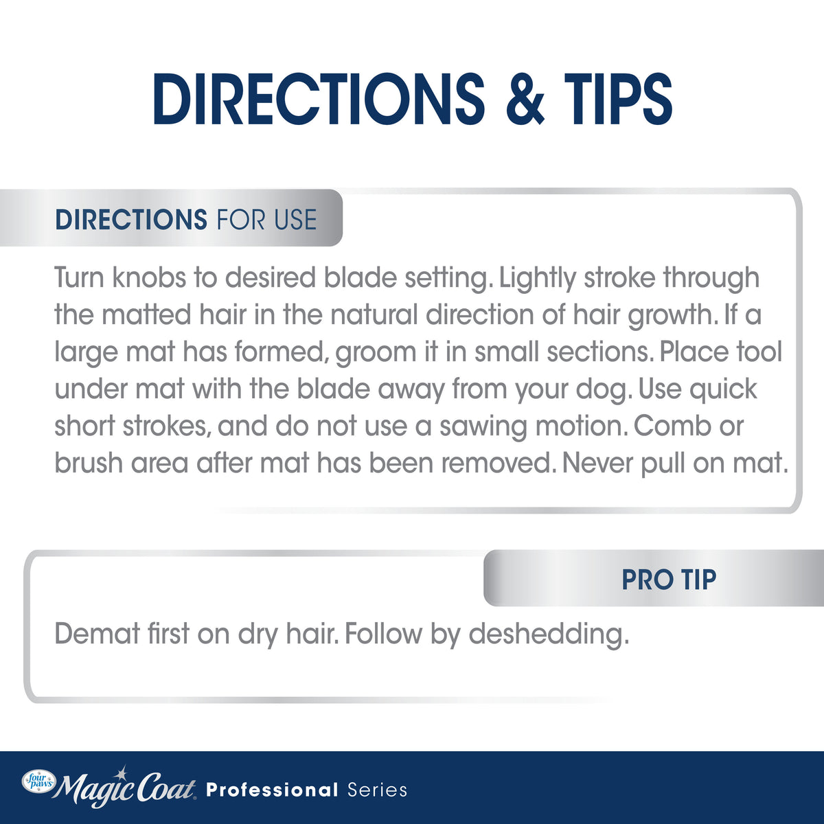 FOUR PAWS DESHED/DEMAT GRMG
