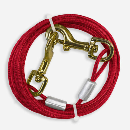 FOUR PAWS PUPPY TIE-OUT 15' LI