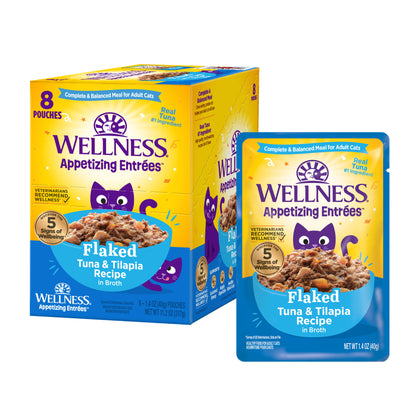 WELLNESS ENTREE FLKD TUNA/TIL