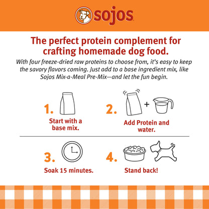 SOJOS GF DOG FD MIX BEEF 2#