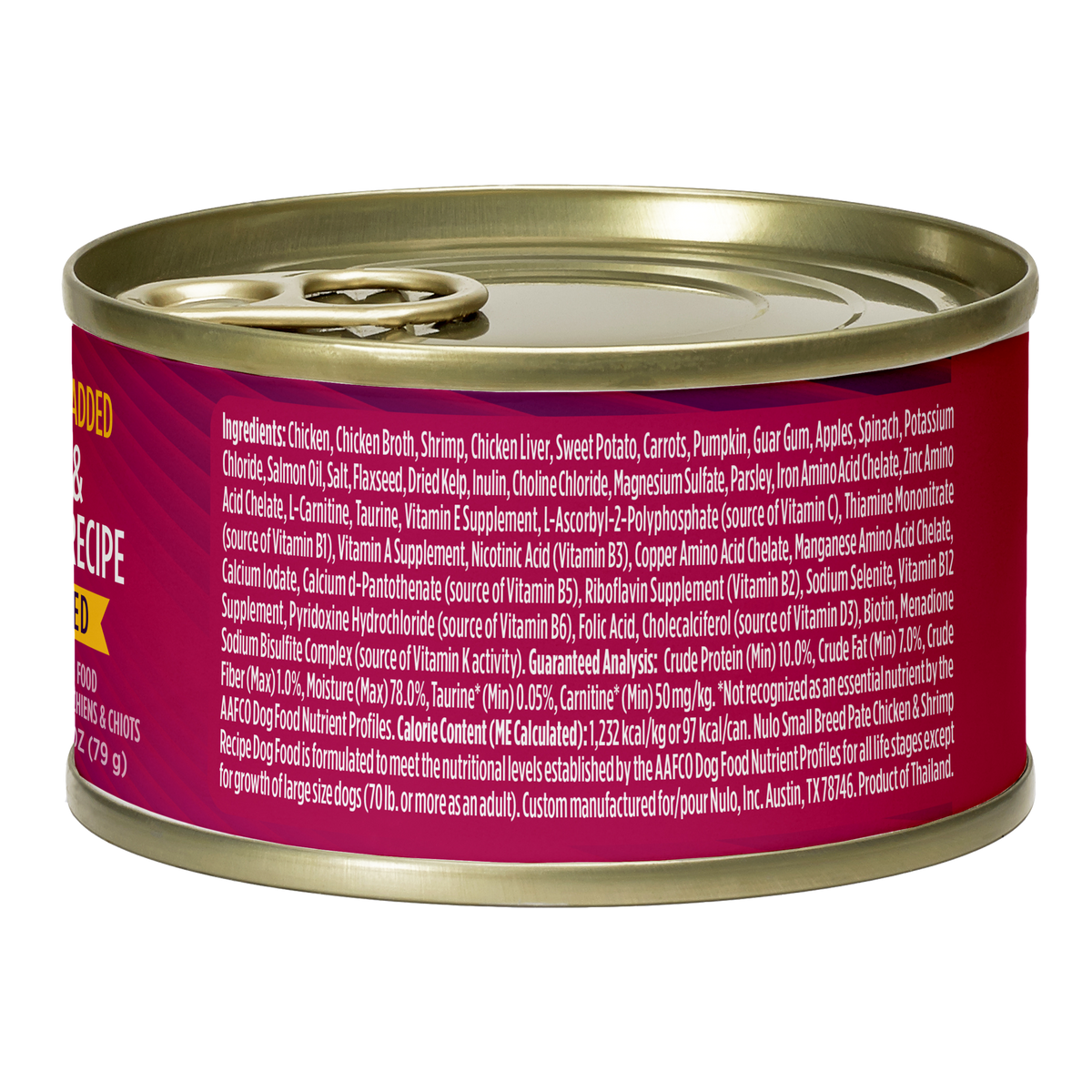 NULO PATE CHICKEN SB 2.8Z CAN