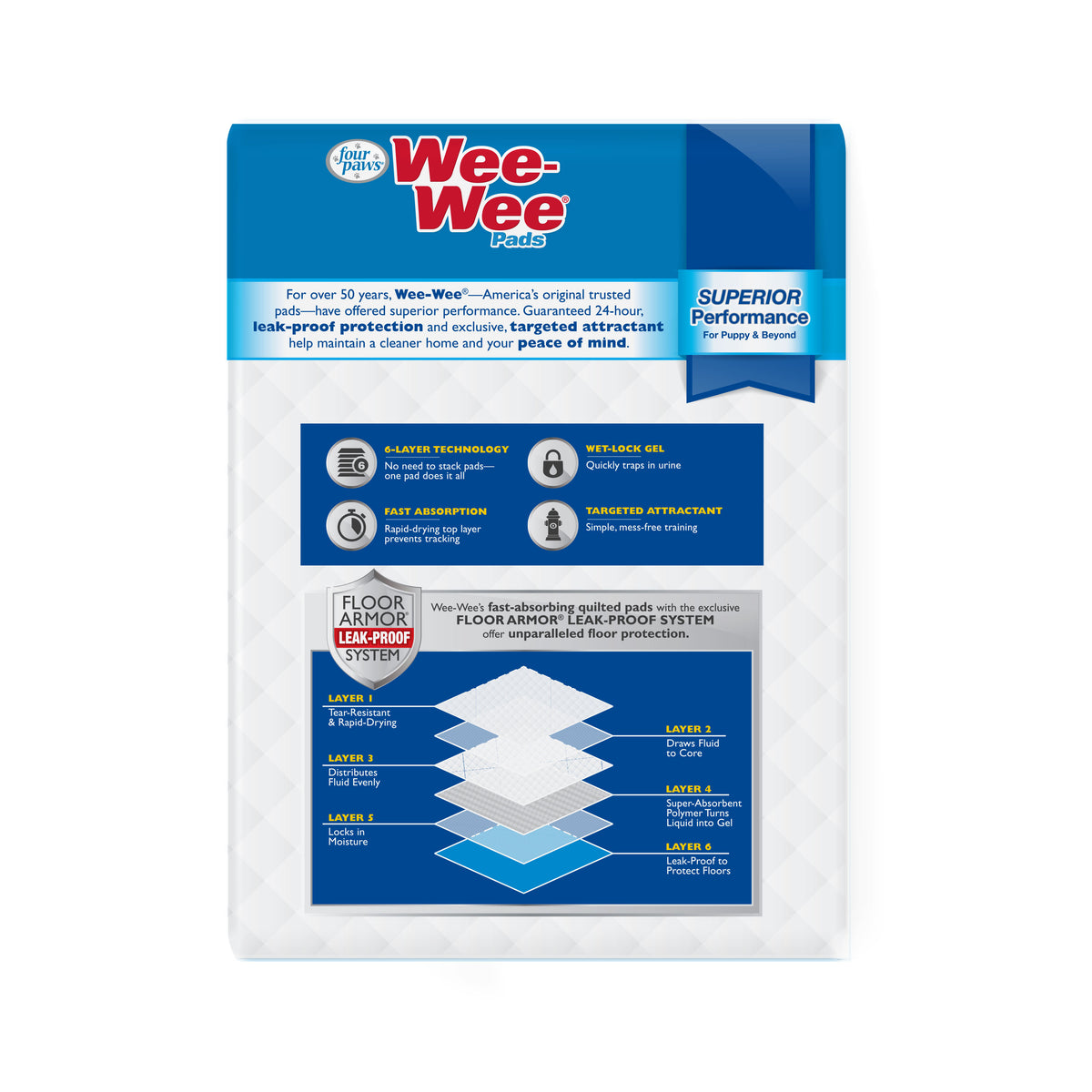 FOUR PAWS WEE WEE PADS 14 PACK