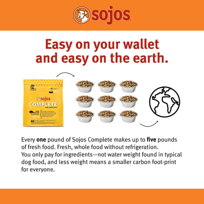 SOJOS COMPLETE BEEF FOOD 7#