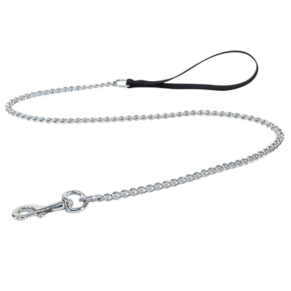 4.0MM CHAIN LEASH BLACK