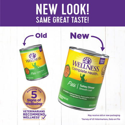 WELLNESS TURKEY 12.5 OZ CAT