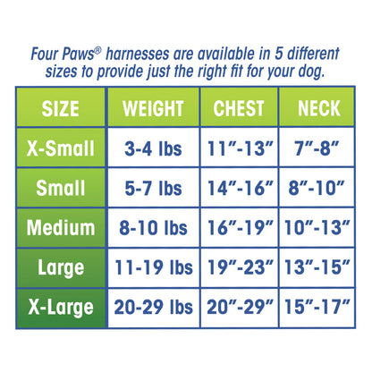 FOUR PAWS VEST HARNESS LARGE A