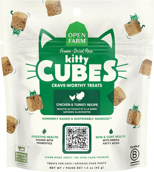 OPEN FARM KITTY CUBE CH/TK TRT