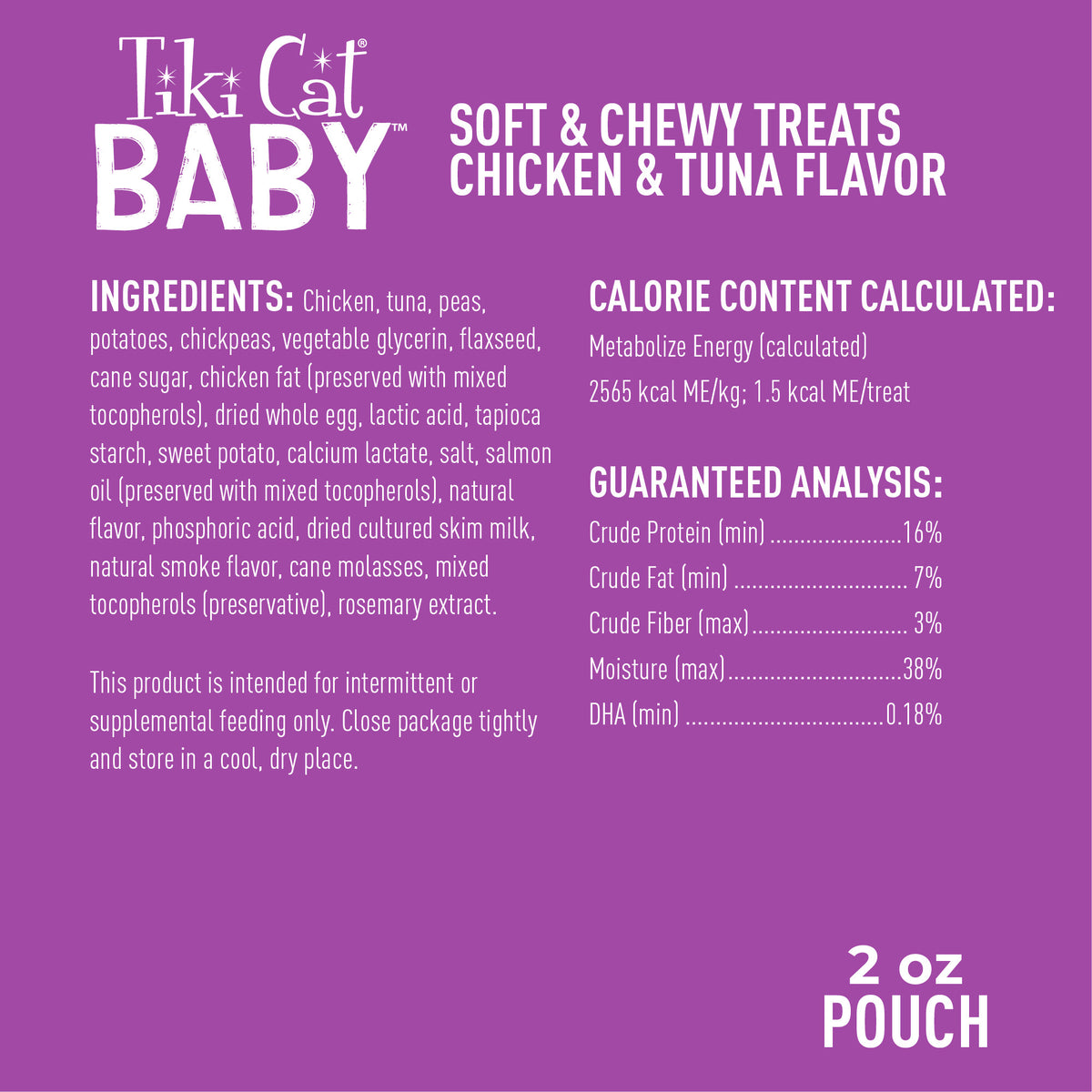 TIKI CAT BABY SOFT CH TRT 2Z