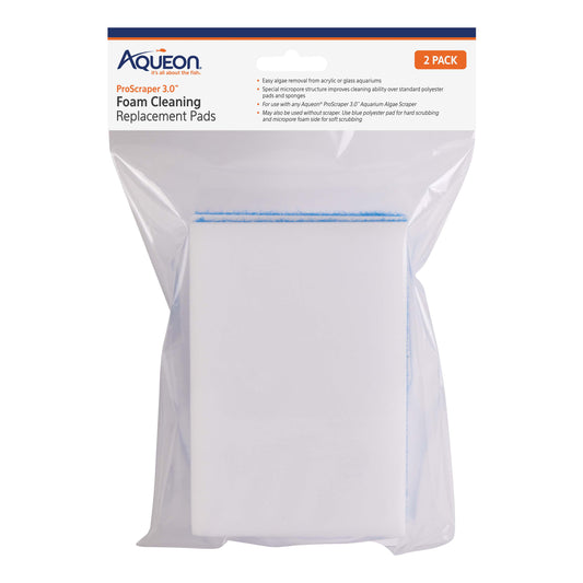 AQE REPLMNT PAD FOAM SCRPR 2CT