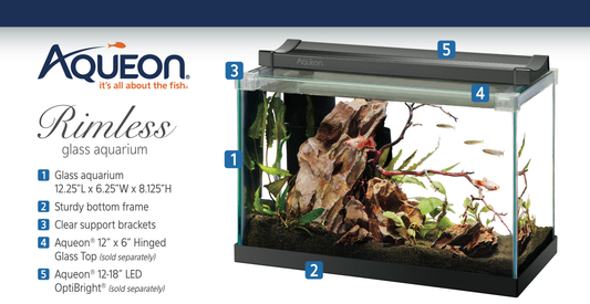 AQE RIMLESS TANK RECT 2.5G