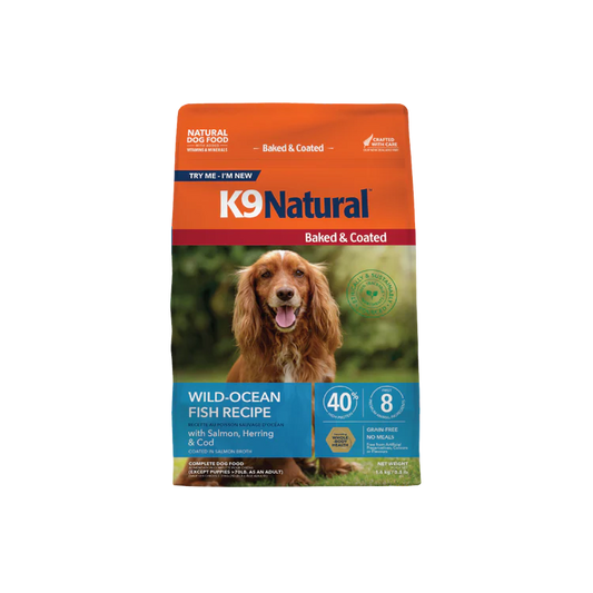 K9 NAT GF BAKED OCEAN FSH 3.5#