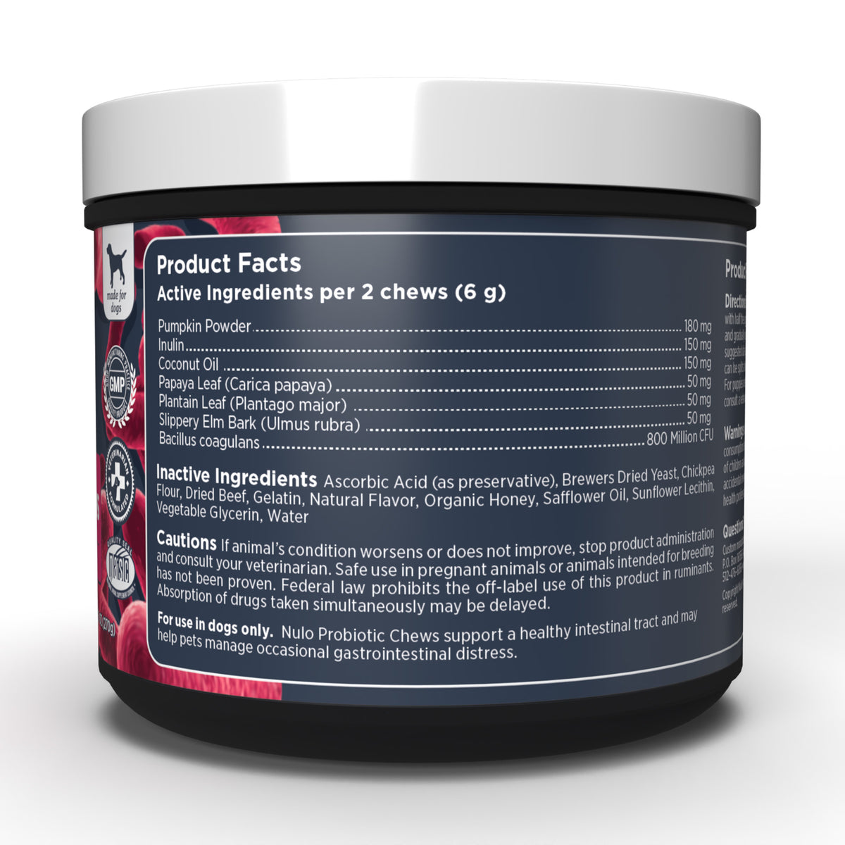NULO PROBIOTIC CHEW 9.5 OZ