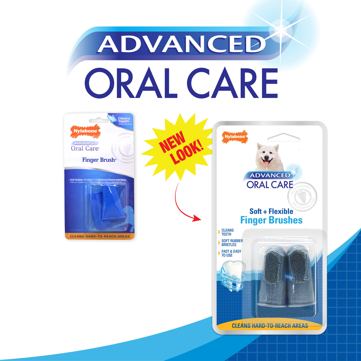 NYLABONE DENTAL FINGER BRSH 2