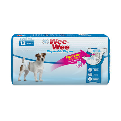 FOU DISPOSABLE DIAPER S 12PK
