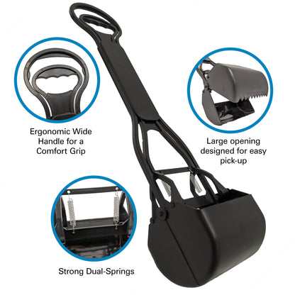 FOU POOP SCOOPER SPRG PLAIN LG
